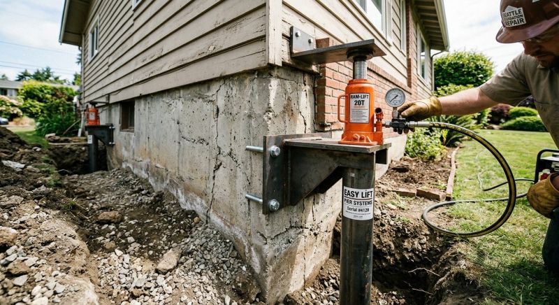 Sinking Foundation Lifting in Tampa, FL
