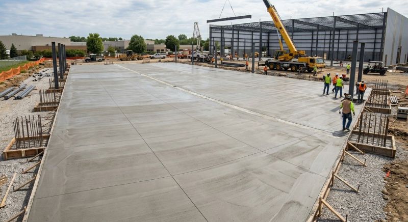 Commercial Slab Installation in Fort Collins, CO