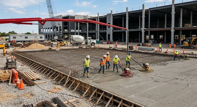 Commercial Slab Installation in Tampa, FL