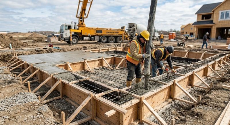 Concrete Foundation Installation in Columbus, OH