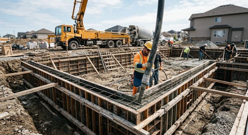 Concrete Foundation Pouring in Greenville, SC