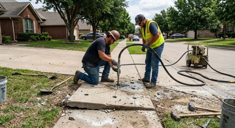 Concrete Lifting in West Des Moines, IA