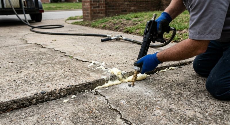 Concrete Poly Jacking in West Des Moines, IA