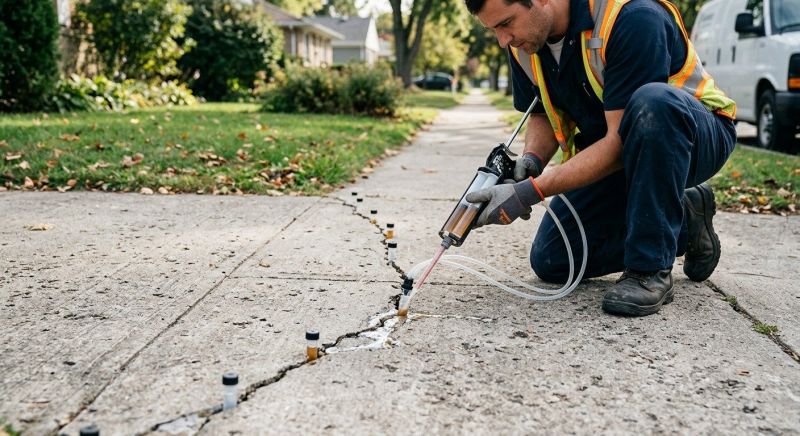 Concrete Settlement Repair in San Antonio, TX