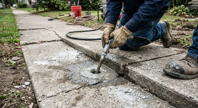 Concrete Settlement Repair in San Antonio, TX