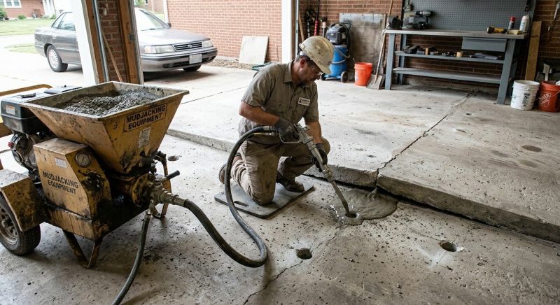 Concrete Slab Jacking in Des Moines, IA