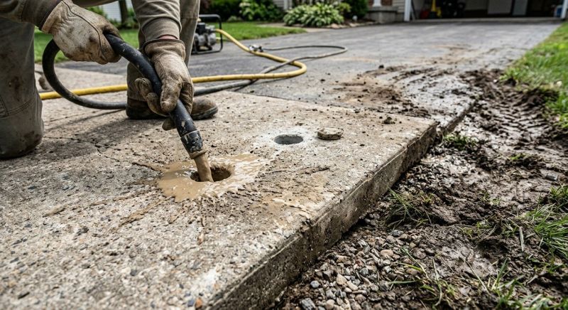 Driveway Slab Lifting in Denver, CO