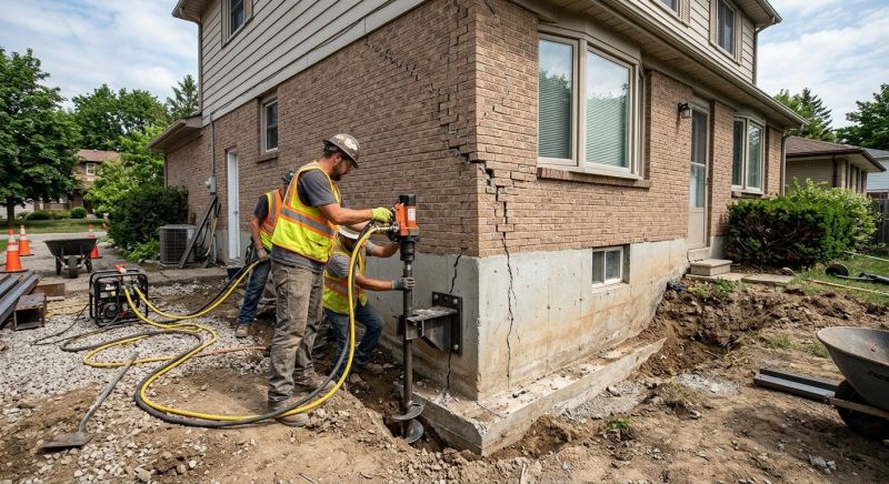 Foundation Lifting in Columbus, OH