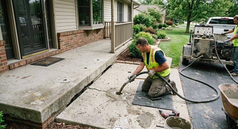 Garage Settling Repair in Des Moines, IA
