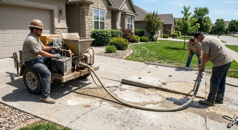 Garage Settling Repair in Des Moines, IA