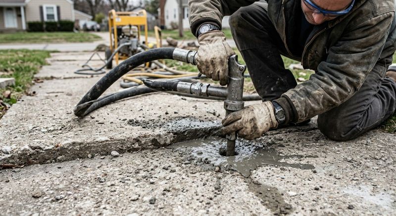 Mudjacking in Des Moines, IA