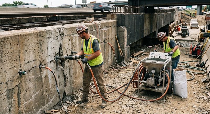 Pressure Grouting in West Des Moines, IA