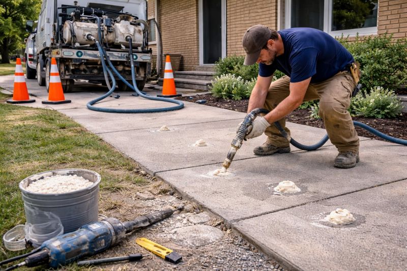 Sidewalk Leveling in Tampa, FL