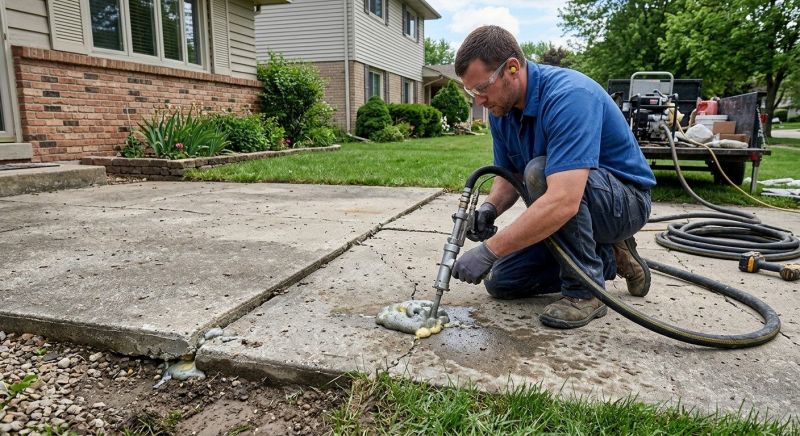 Sidewalk Raising in Columbus, OH