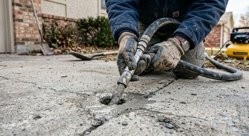 Sunken Driveway Lifting in Denver, CO