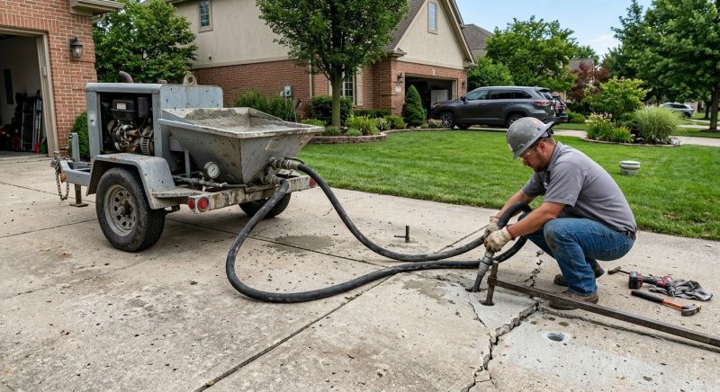 Sunken Driveway Lifting in Tampa, FL
