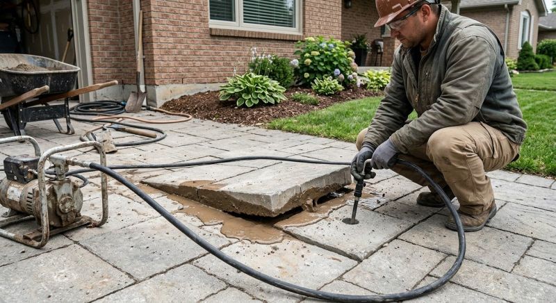 Sunken Patio Repair in San Antonio, TX