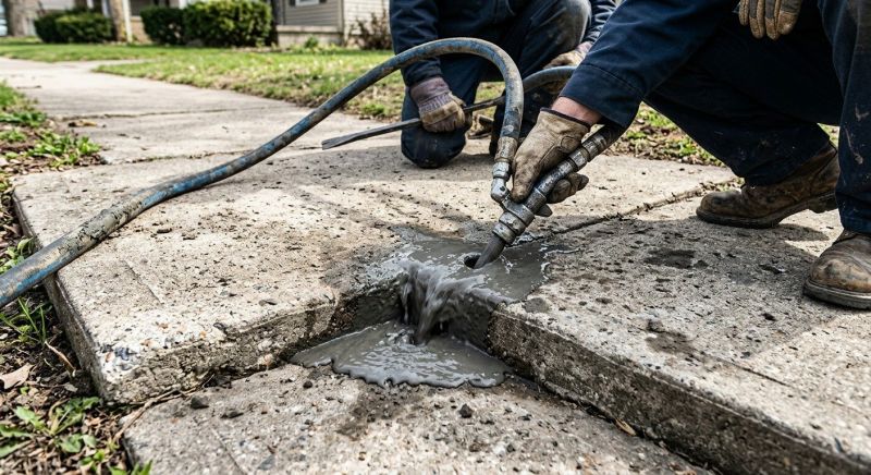 Sunken Sidewalk Repair in Columbus, OH