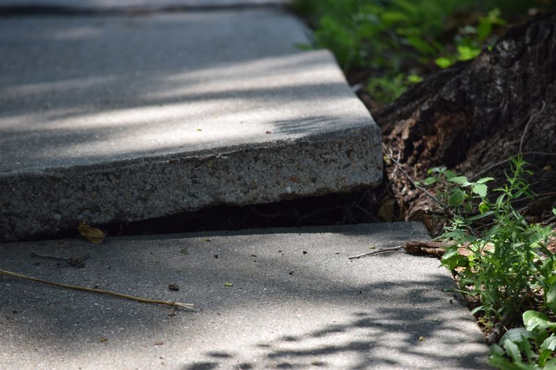 Sunken Sidewalk Repair in Des Moines, IA