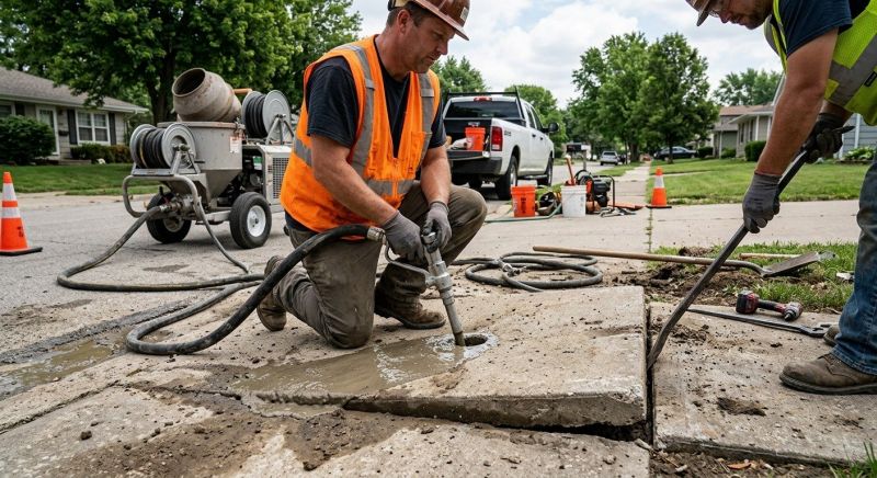 Uneven Pavement Repair in West Des Moines, IA